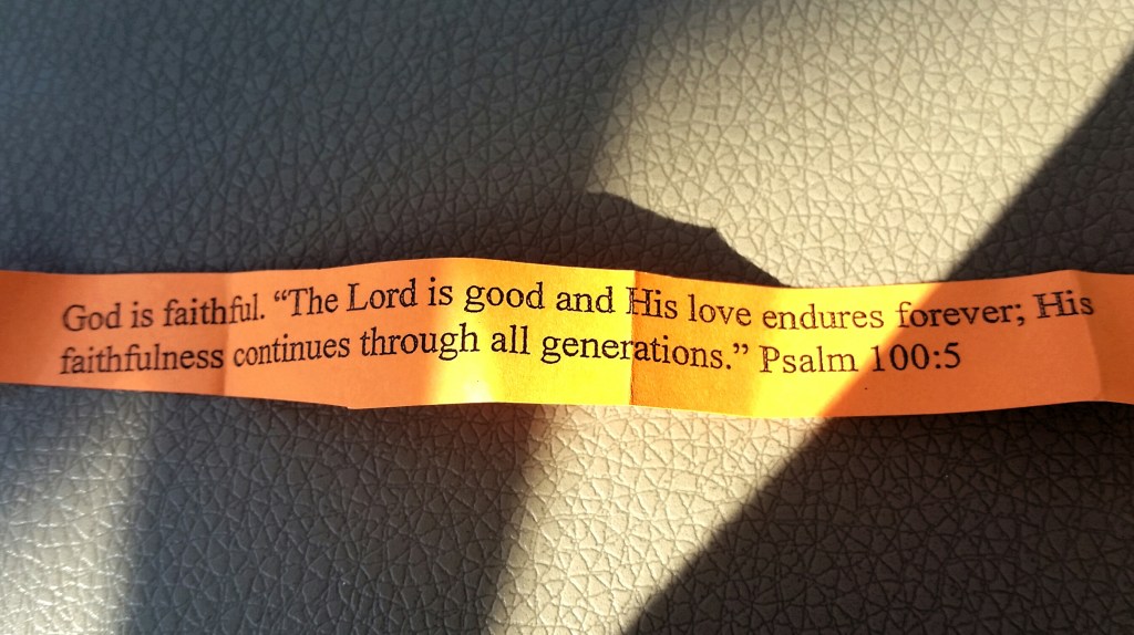 God is faithful